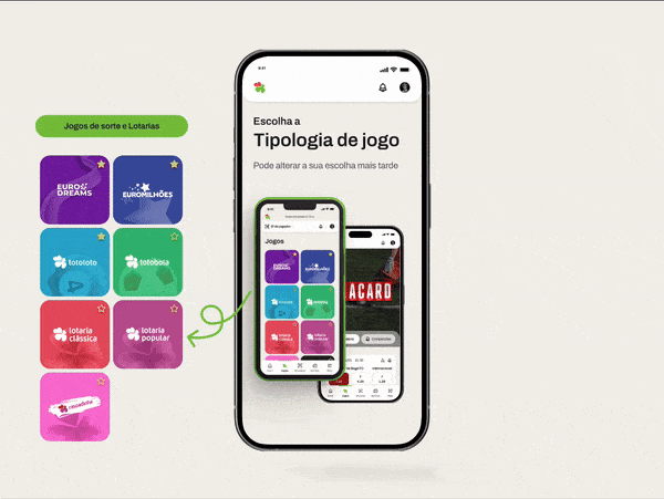 App interaction animation