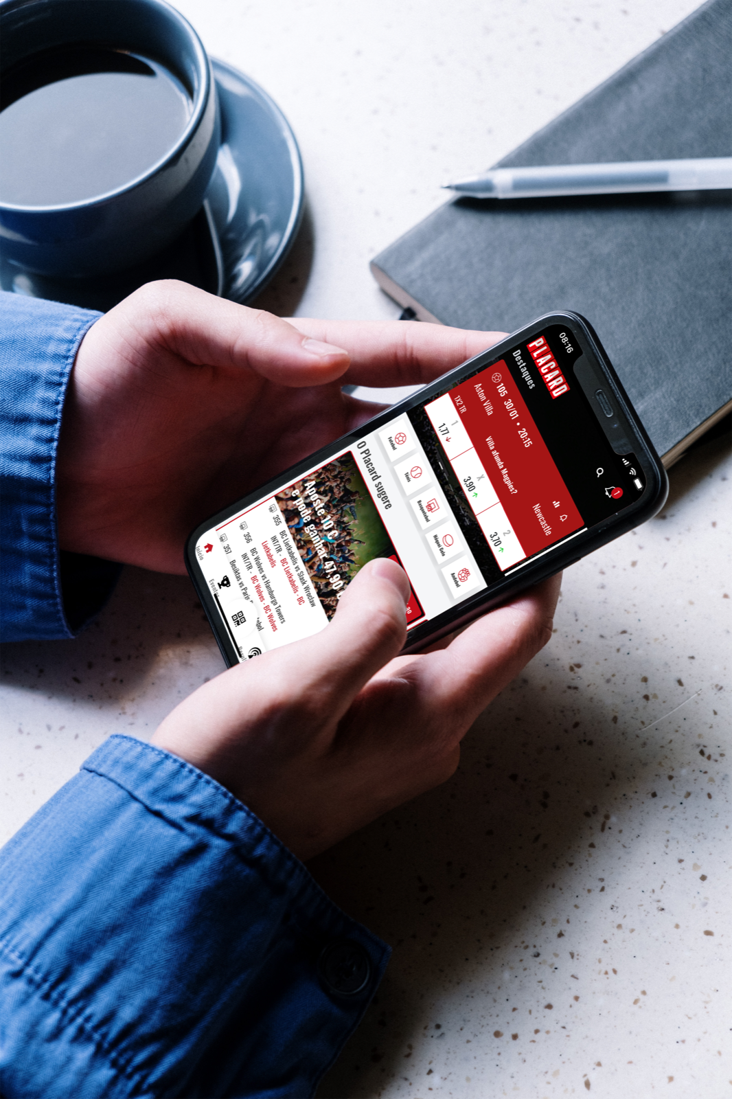 The Placard sports-betting app